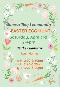 Easter Egg Hunt Flyer 2021