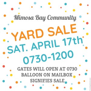 Spring Yard Sale 2021