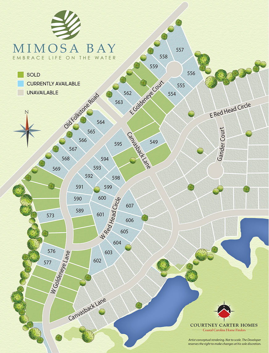 Mimosa Bay Siteplan